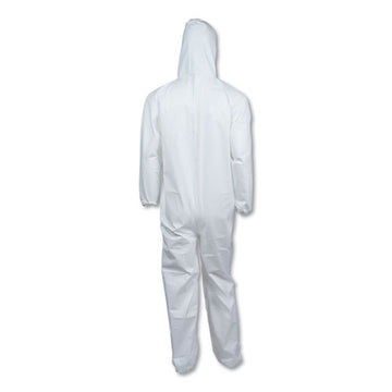 KleenGuard™ A40 Elastic-cuff And Ankles Hooded Coveralls, X-large, White, 25-carton freeshipping - TVN Wholesale